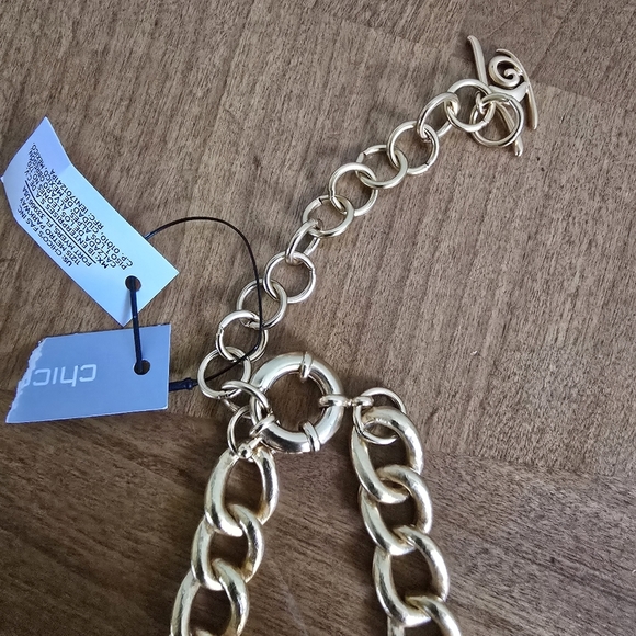 Chico's Onyx Swirl Y-Necklace - Picture 6 of 9